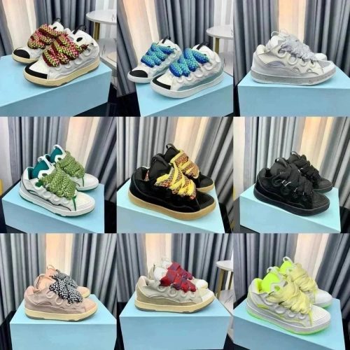 Lanvin Curb Chunky Sneakers Multicolor