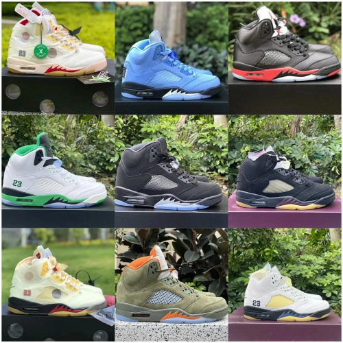 Jordan Air Jordan 5 Retro High Top Sneakers Multicolor