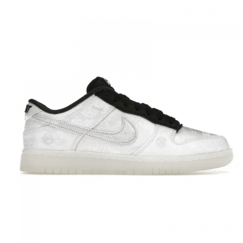 Nike Dunk Low CLOT Silk White Low Top Sneakers White