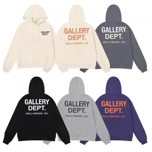 Gallery Dept. Hollywood Hoodie Graphic Streetwear Sweatshirt Multicolor