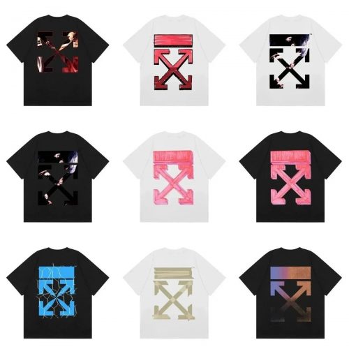 Off-White Arrows Graphic Oversized T-Shirt Multicolor