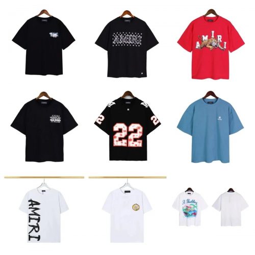 Amiri Graphic Print Oversized T-Shirt Multicolor