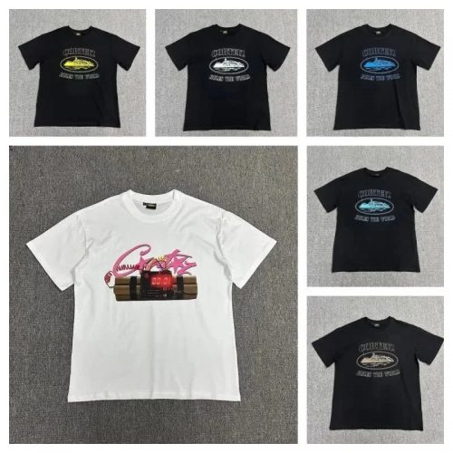 Corteiz Rules The World Graphic Streetwear T-Shirt Multicolor