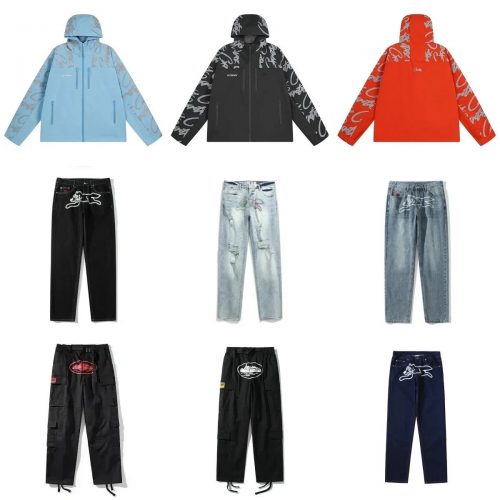 Billionaire Boys Club BBC Graphic Print Streetwear Jackets and Jeans Multicolor
