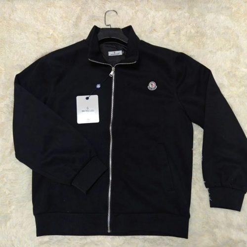 Moncler Zip-Up Track Jacket Casual Black