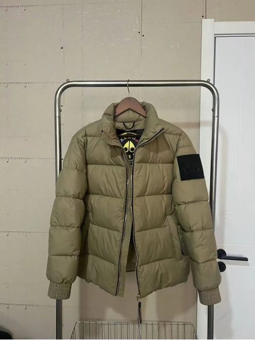 Moose Knuckles Puffer Jacket Warm Winter Down Jacket Beige