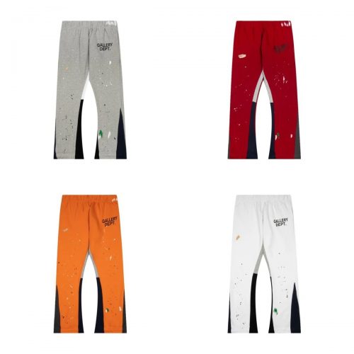 Gallery Dept. Paint Splatter Flare Sweatpants Streetwear Joggers Multicolor