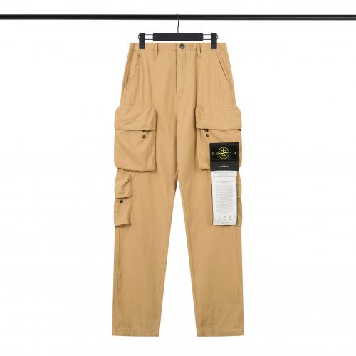 Stone Island Tank Shield Ghost Piece Cargo Pants Beige