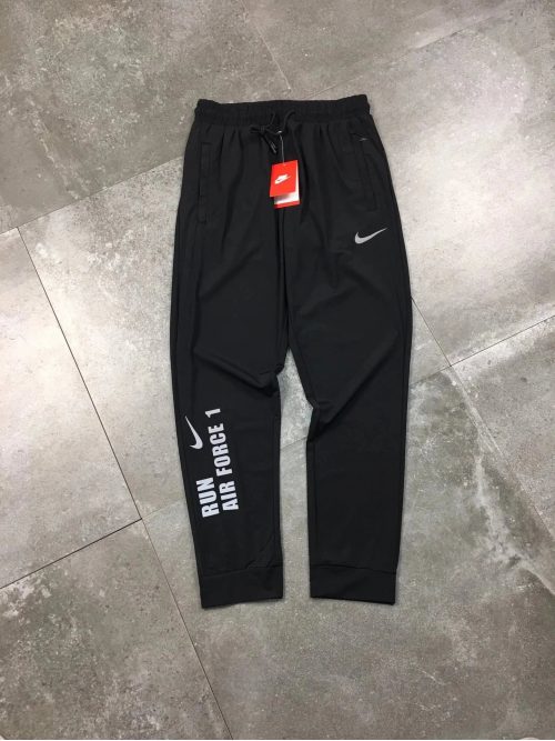 Nike Run Air Force 1 Athletic Joggers Black