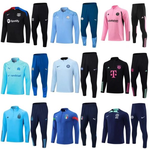 Nike FC Barcelona Training Set Soccer Tracksuit Black