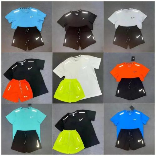 Nike Reflective Sportswear Athletic Matching Set Multicolor