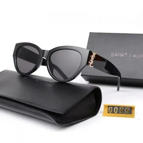 Saint Laurent YSL SL 462 Sulpice Cat Eye Sunglasses Black