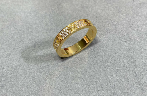 Cartier LOVE Ring Diamond Pave Gold Band