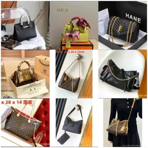 Louis Vuitton LV Monogram Canvas Handbags Classic Shoulder Bags Brown and Black