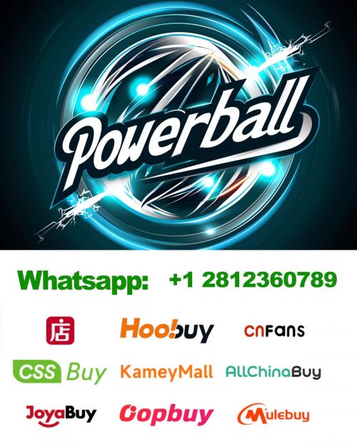 Powerball Neon Graphic Poster Style Home Decor Blue