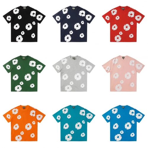 Denim Tears Cotton Wreath Graphic Tee T-Shirt Multicolor
