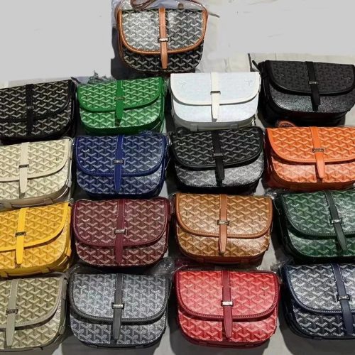 Goyard Belvedere PM Iconic Pattern Crossbody Bag Multicolor