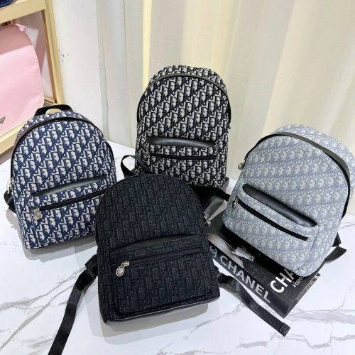 Dior Oblique Canvas Travel Backpack Multicolor