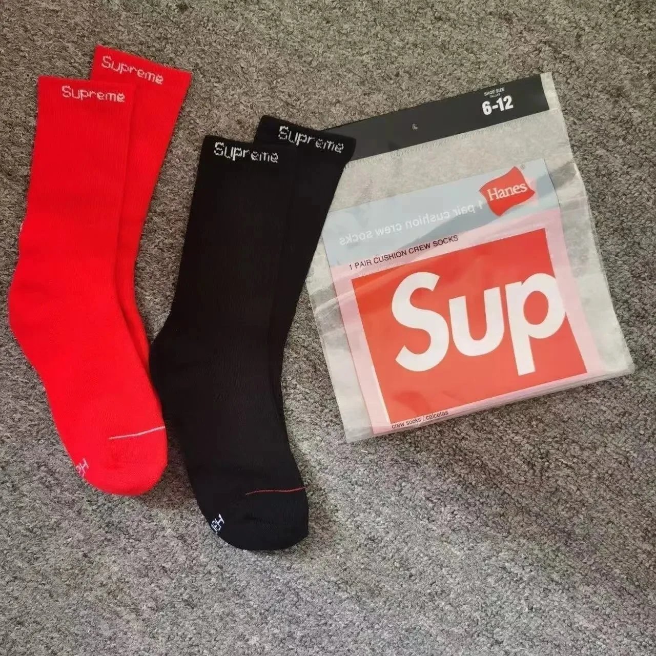 (1双红色+1双黑色) (1双红色+1双黑色)