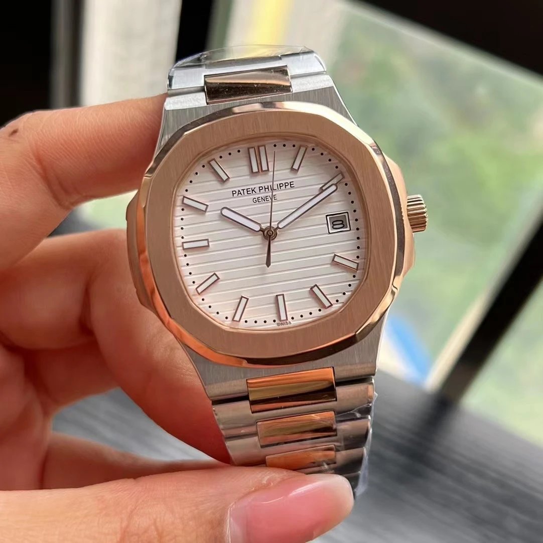 间玫瑰金壳·白盘钢带 间玫瑰金壳·白盘钢带