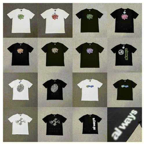 Always Graphic Print Streetwear T-Shirt Multicolor