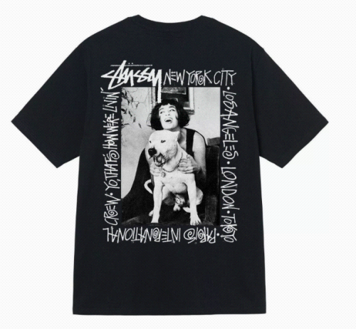 Stussy Crew Yo That's How We're Livin' Graphic Tee Black