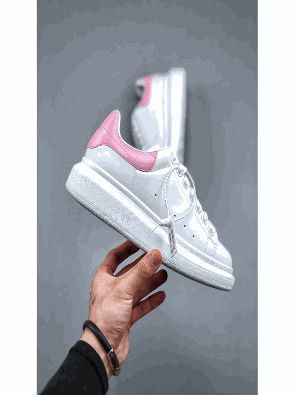 Alexander McQueen AMQ Oversized Chunky Sneakers White and Pink