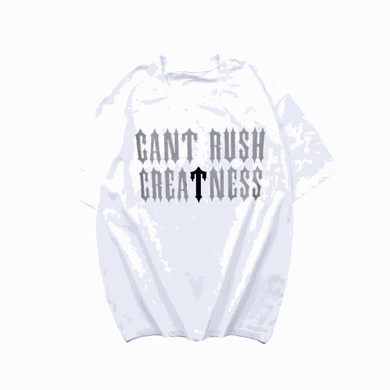 Trapstar Cant Rush Greatness Graphic Tee White