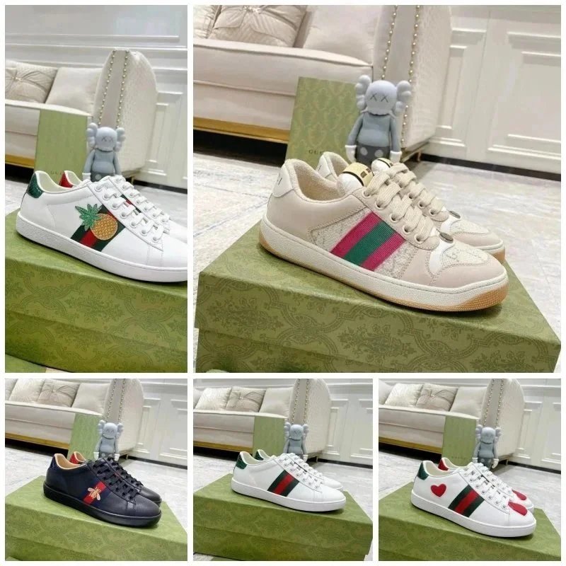 Gucci GG Ace Sneakers Casual Shoes White
