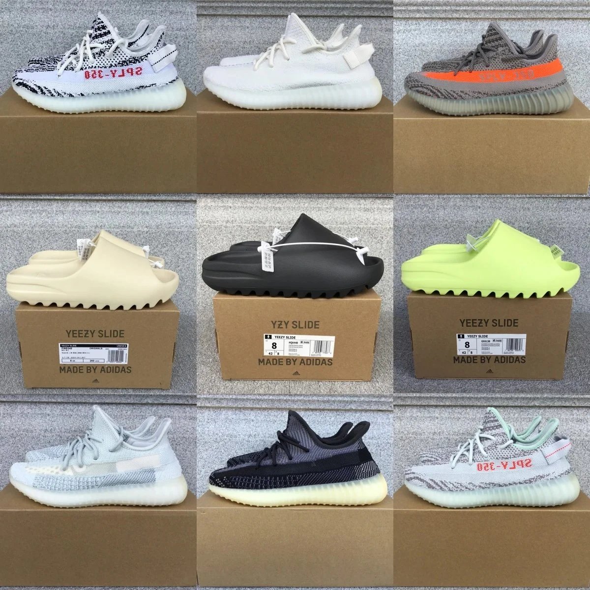 Adidas Yeezy Boost 350 V2 Zebra Sneakers White and Black