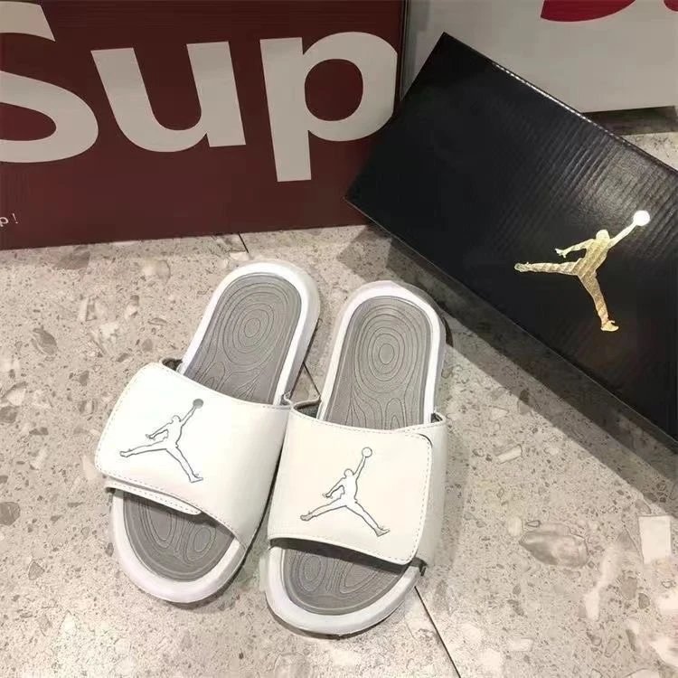 Jordan Slides Casual Sandals White