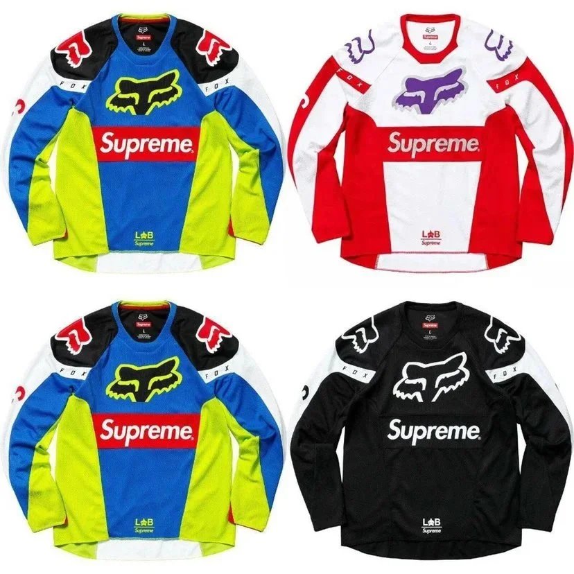 Supreme Fox Racing Jersey Long Sleeve Shirt Multicolor