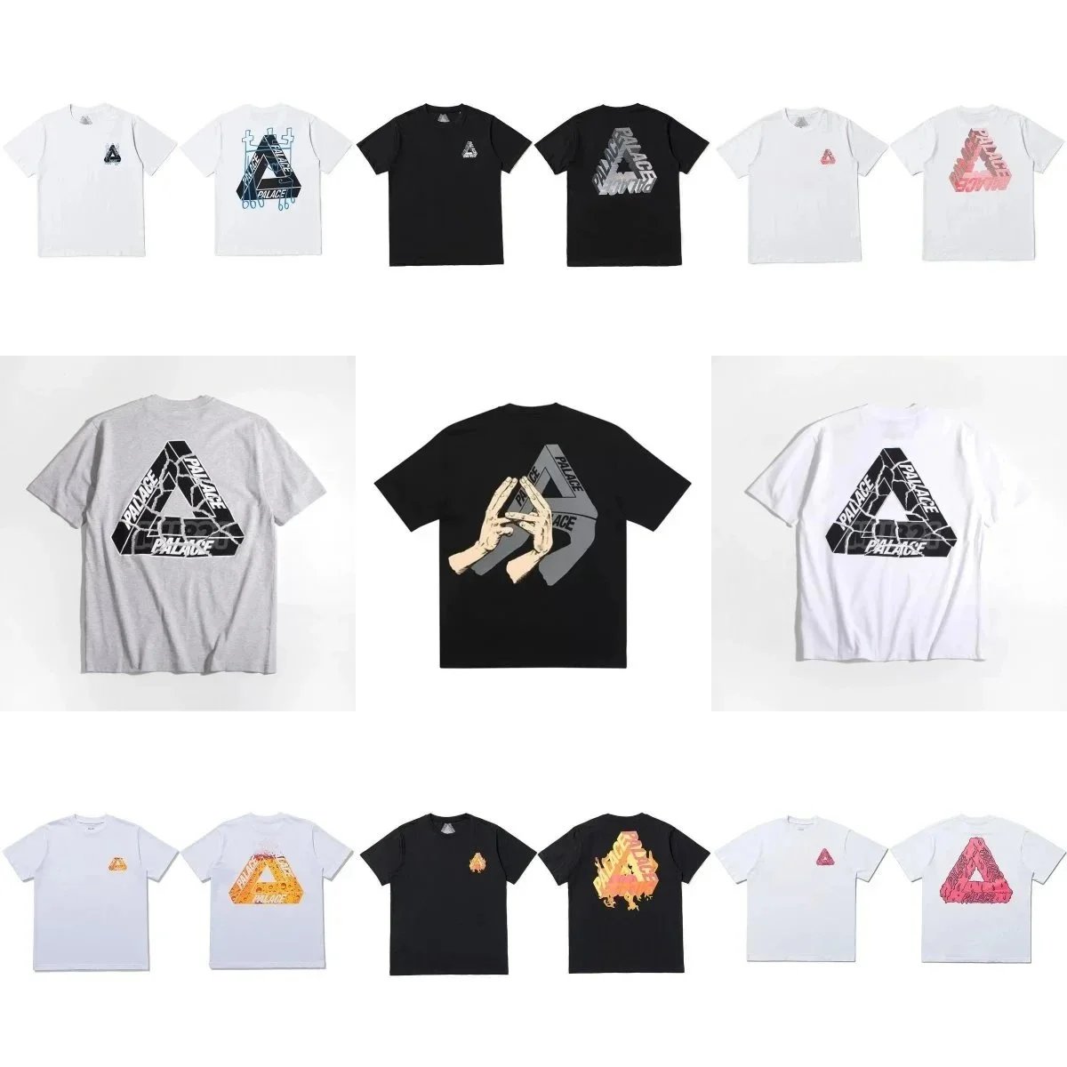 Palace Tri-Ferg Graphic Casual T-Shirt Multicolor