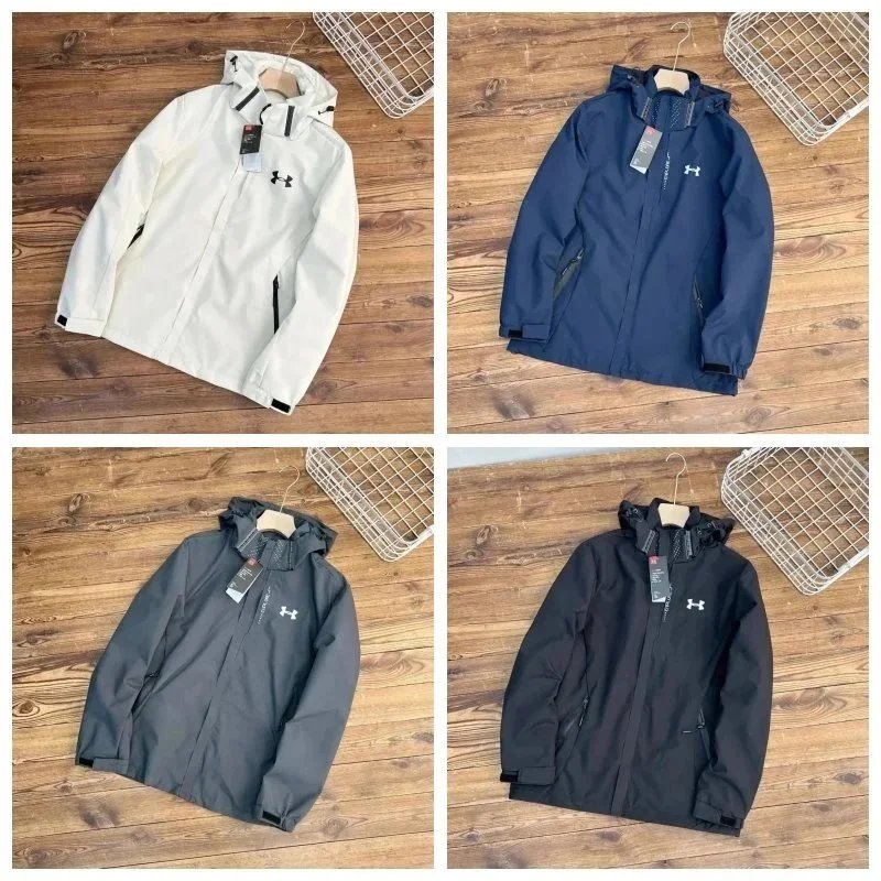 Under Armour Storm Rain Jacket Waterproof Windbreaker Jacket Black