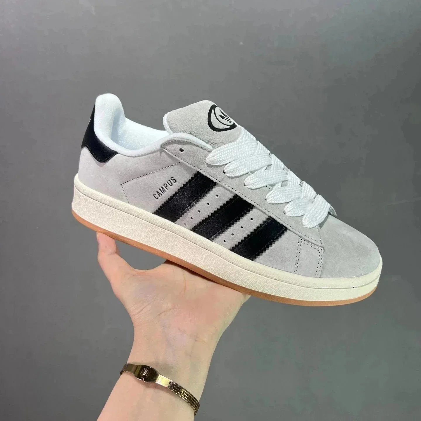 Gray, white, and black