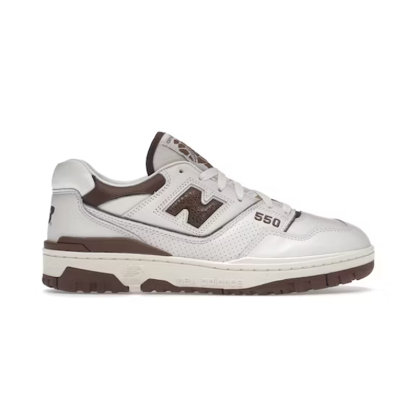 New Balance 550 Retro Sneakers White and Brown