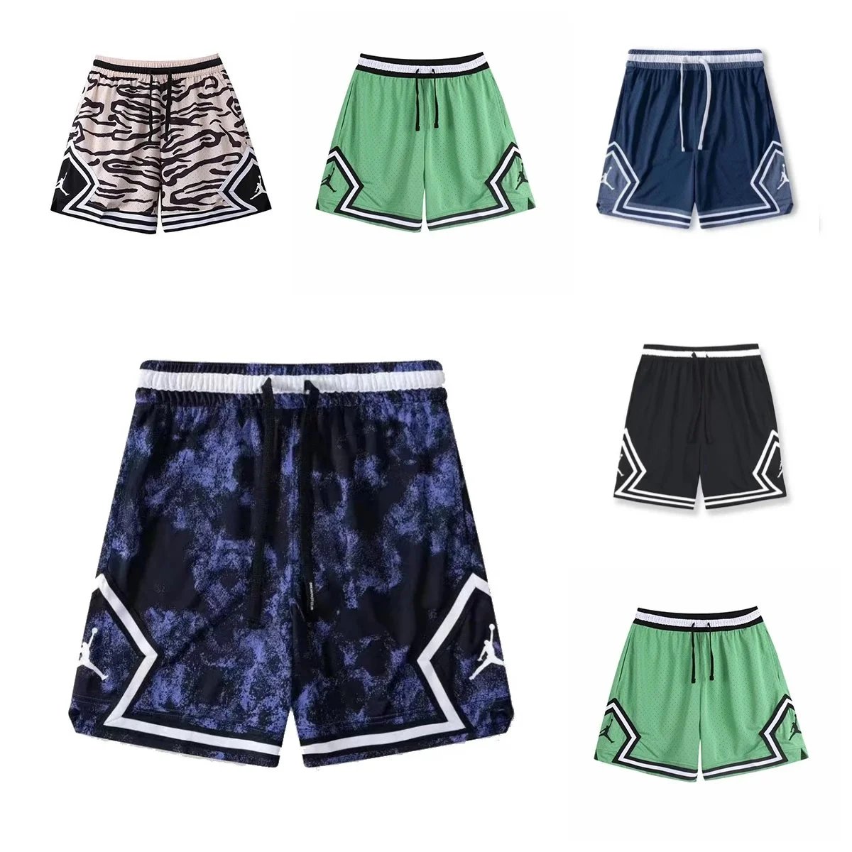 Jordan Basketball Shorts Athletic Sportswear Multicolor
