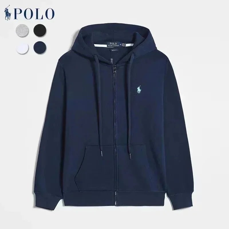 Royal blue with green-label zipper
