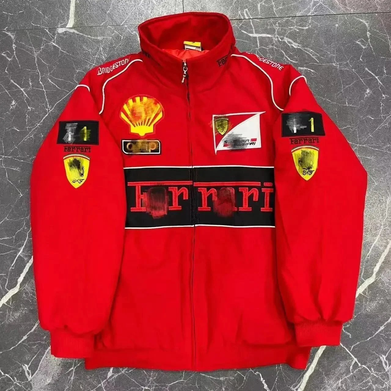 Red Shell (Embroidered, Cotton-Lined Style)