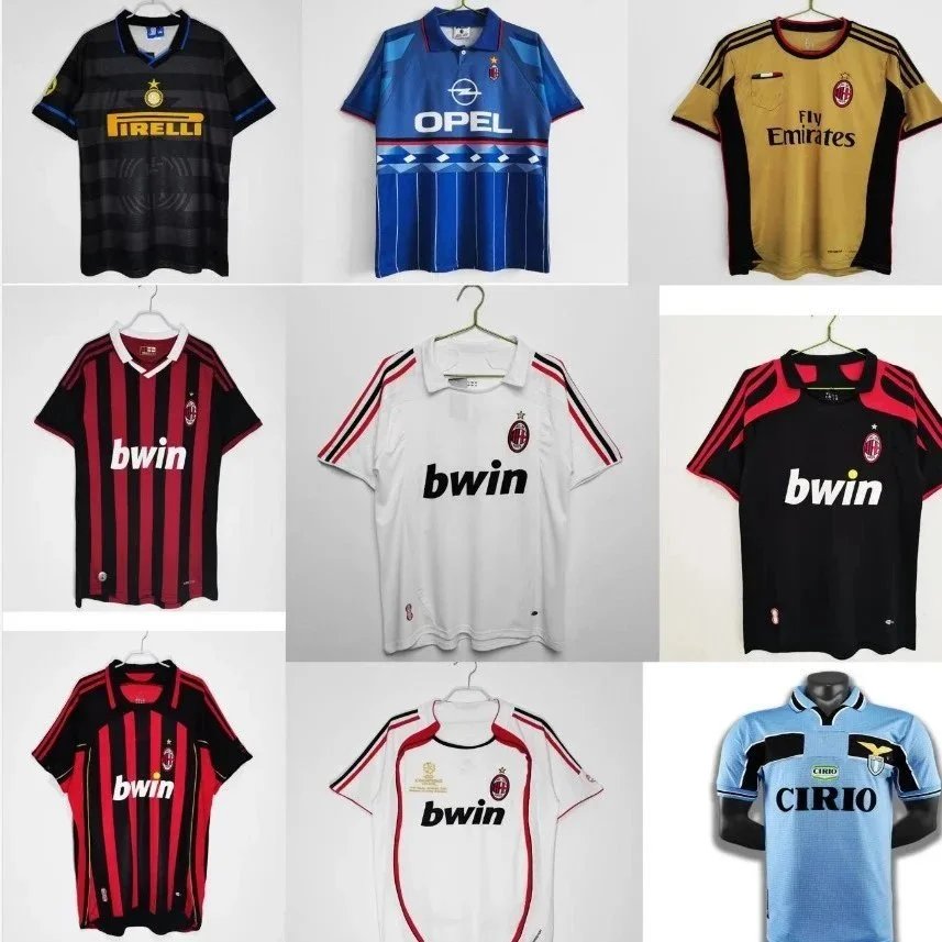 Adidas AC Milan Retro Jerseys Classic Football Jerseys Multicolor