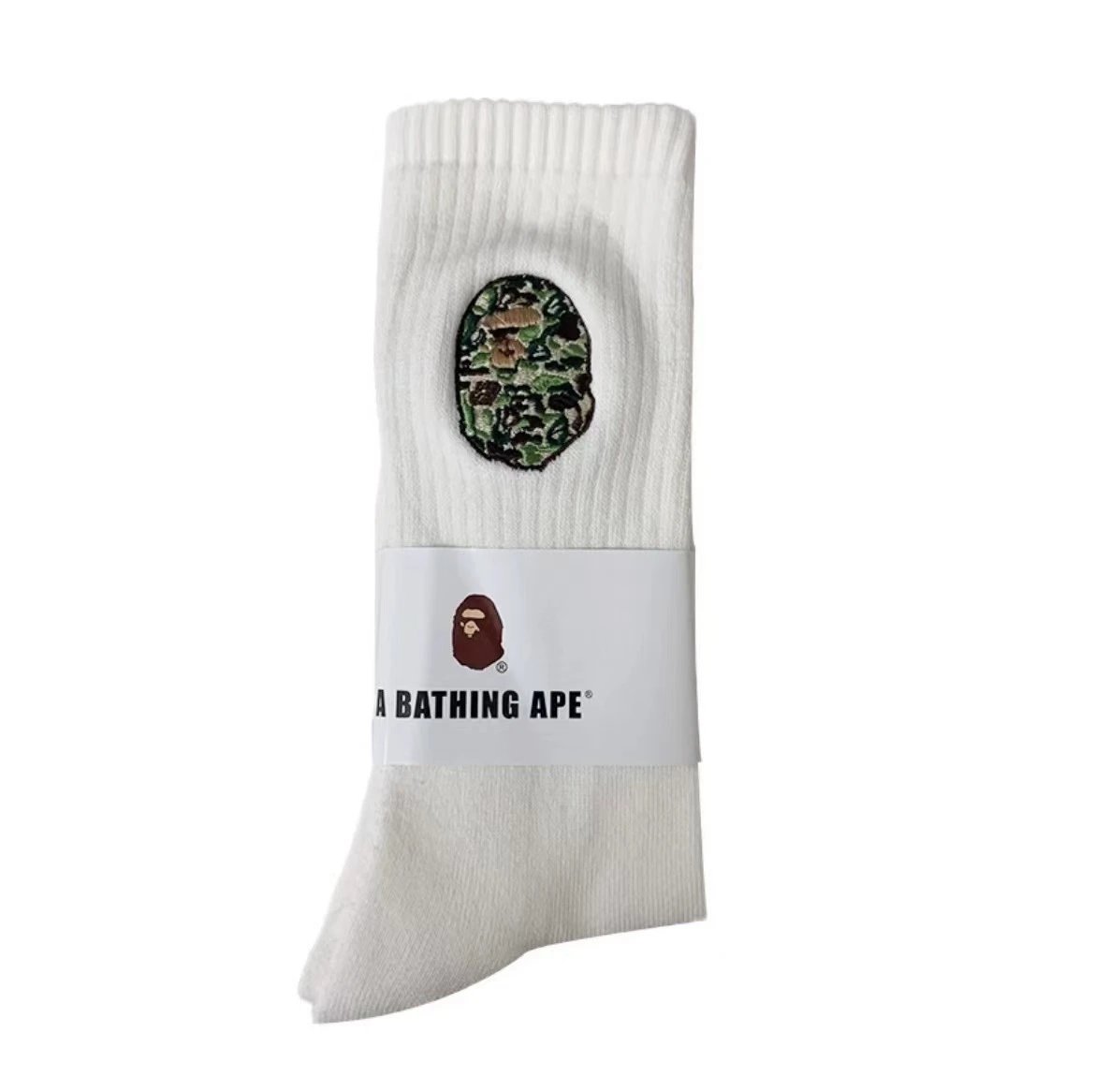 白色长筒迷彩刺绣 白色长筒迷彩刺绣