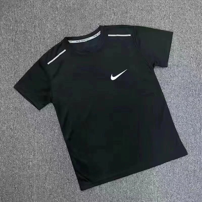 反光打勾速干短袖单件黑色 反光打勾速干短袖单件黑色
